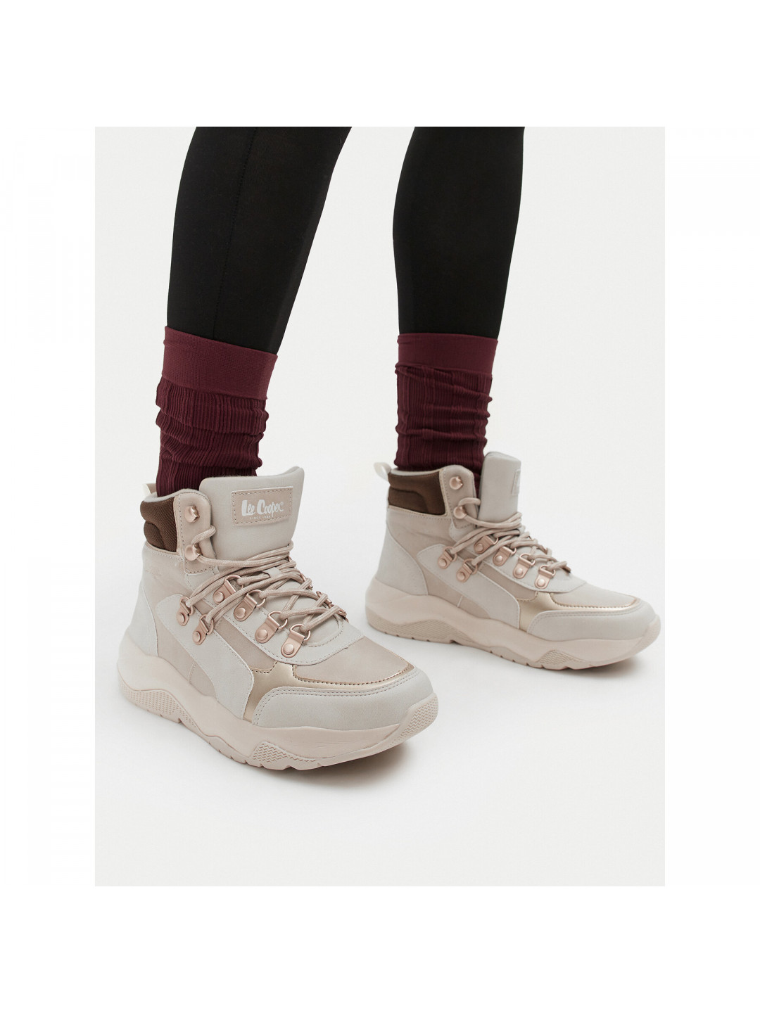 Kotníková obuv Lee Cooper LCJ-24-03-3047LA Béžová
